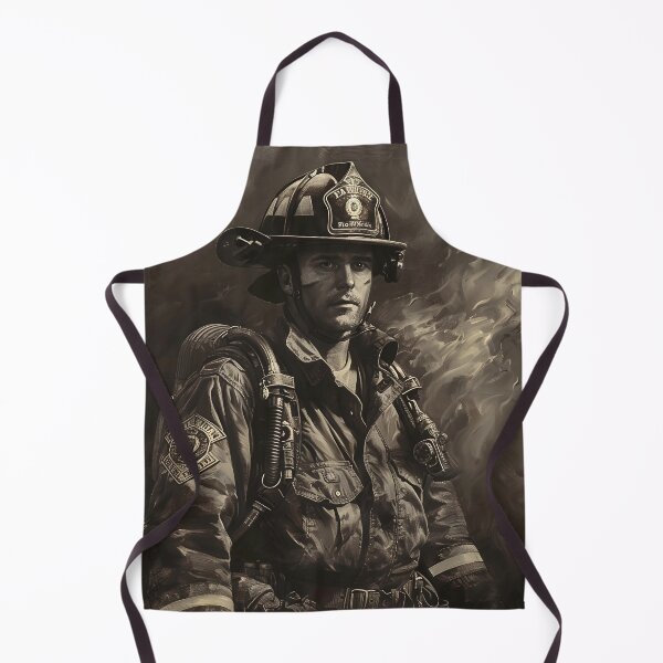 Item preview, Black and White Firefighter designed and sold by dcrc.