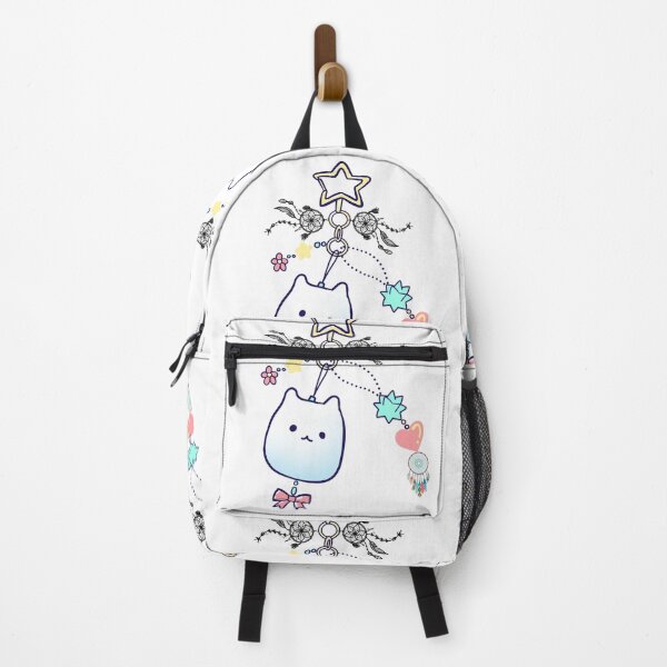 Item preview, Kawaii Cat Dreamcatcher Charm – Cute Pastel Aesthetic Design designed and sold by Fanatic Nerd.