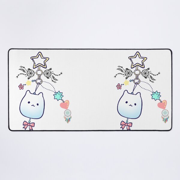 Item preview, Kawaii Cat Dreamcatcher Charm – Cute Pastel Aesthetic Design designed and sold by Fanatic Nerd.