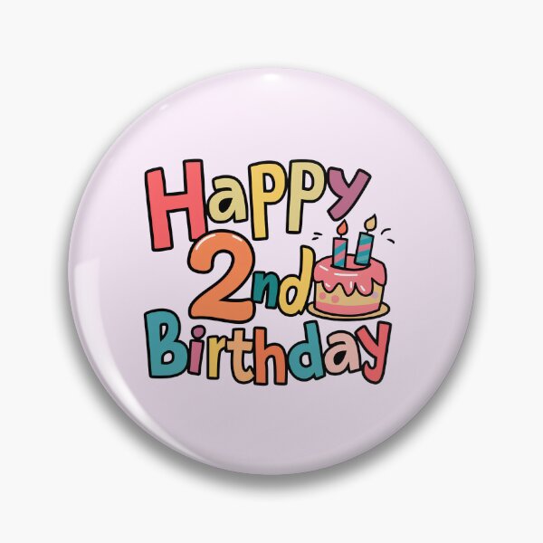 Item preview, Happy 2nd Birthday designed and sold by Itsheartshop.