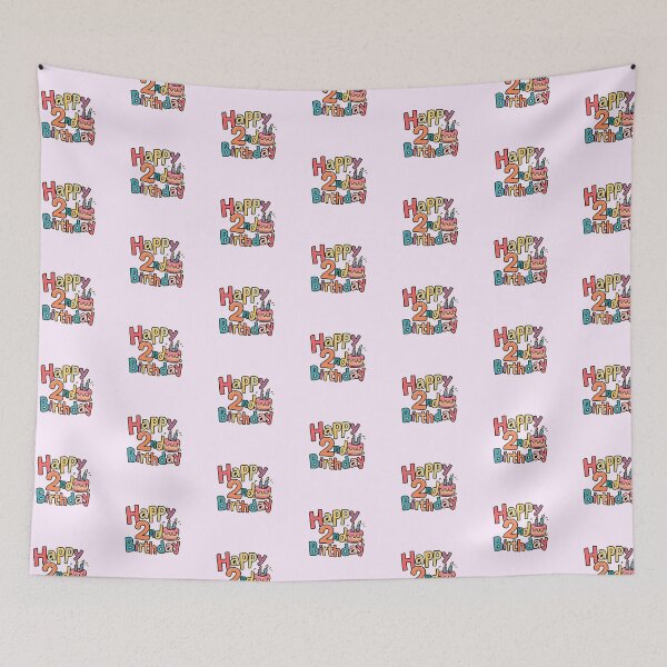 Item preview, Happy 2nd Birthday designed and sold by Itsheartshop.