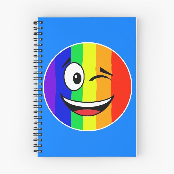 Item preview, Rainbow Winky Face Emoji - LBGT Gay Pride designed and sold by nopemom.