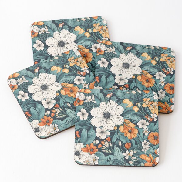 Item preview, Great waves of florals. designed and sold by murielsfaith.