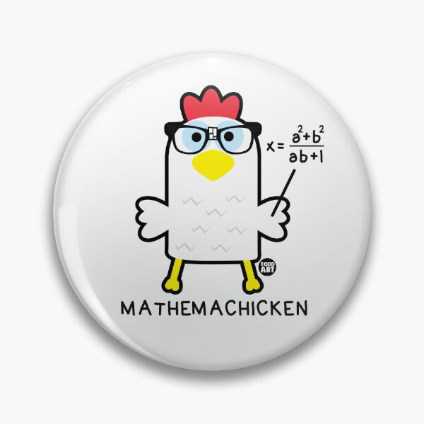 Item preview, MATHEMACHICKEN sticker designed and sold by TODD GOLDMAN.