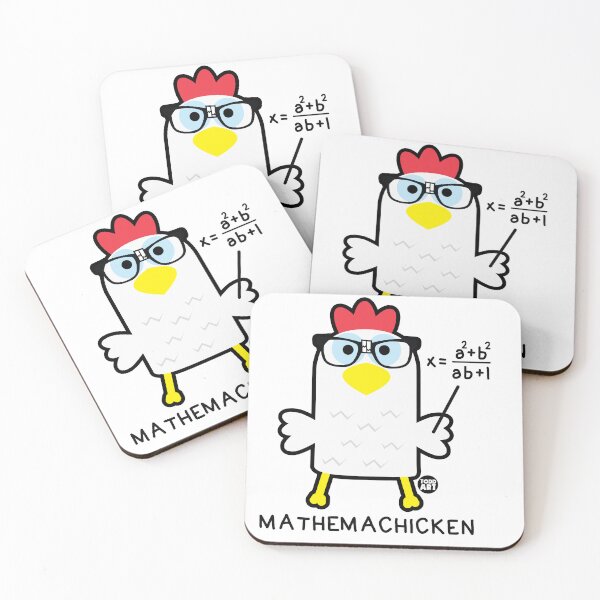 Item preview, MATHEMACHICKEN sticker designed and sold by TODD GOLDMAN.