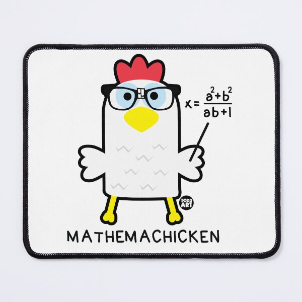 Item preview, MATHEMACHICKEN sticker designed and sold by TODD GOLDMAN.