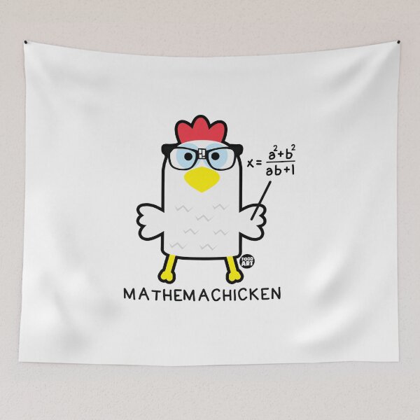 Item preview, MATHEMACHICKEN sticker designed and sold by TODD GOLDMAN.