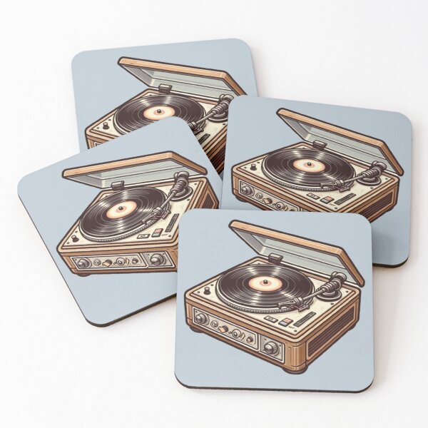 Item preview, Vintage Turntable Elegance: Aesthetic Sticker Design designed and sold by StickerStudio27.