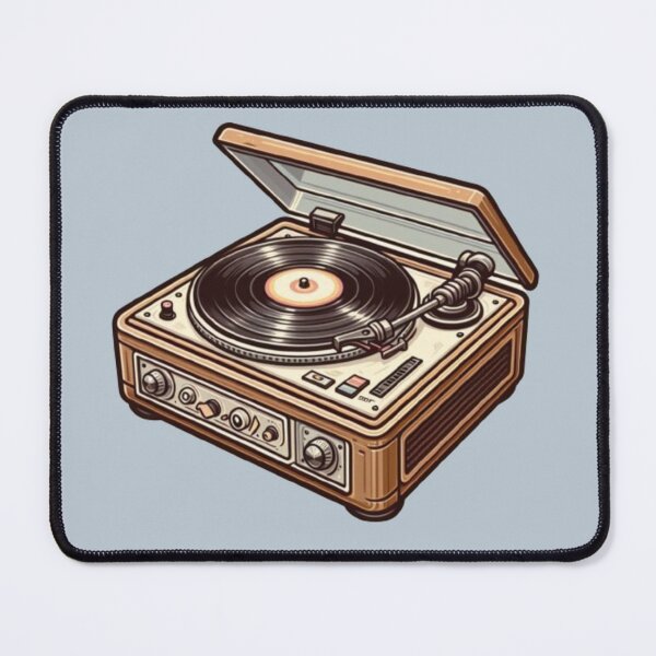 Item preview, Vintage Turntable Elegance: Aesthetic Sticker Design designed and sold by StickerStudio27.
