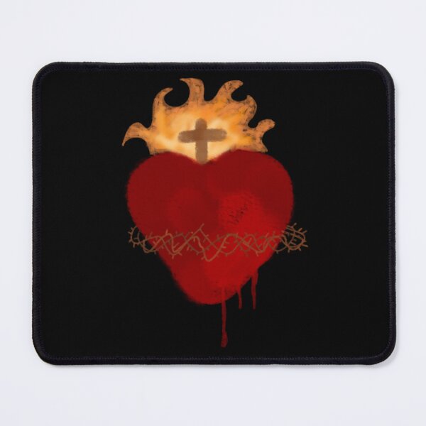 Item preview, sacred heart art designed and sold by AveMariaArt.