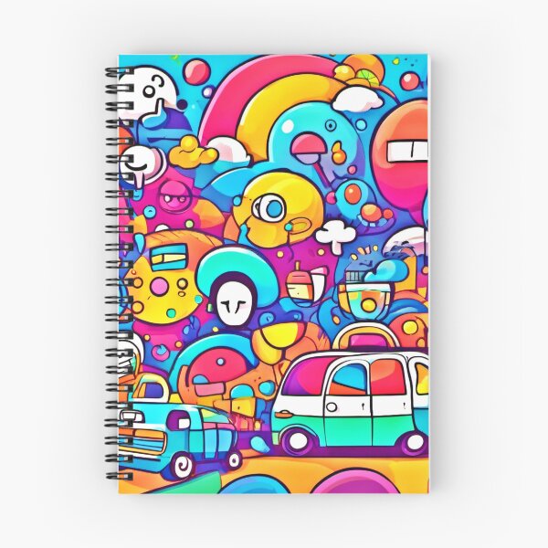 Item preview, Vibrant Playful Cartoon Design designed and sold by Health And Fitness Posts e-Store.