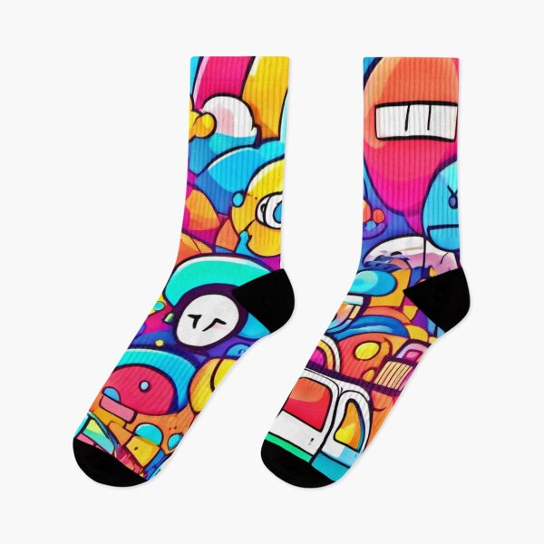 Item preview, Vibrant Playful Cartoon Design designed and sold by Health And Fitness Posts e-Store.
