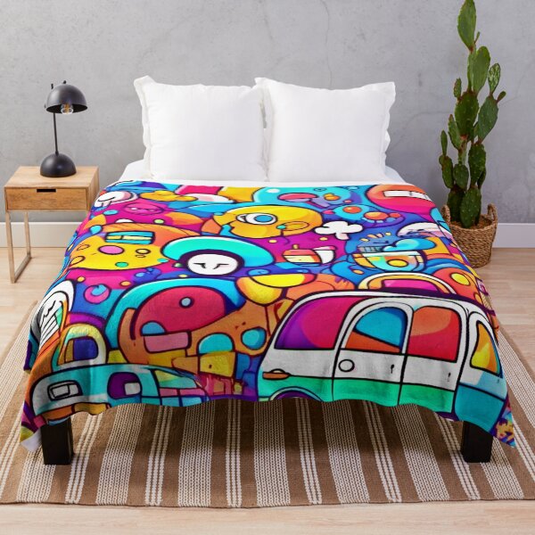Item preview, Vibrant Playful Cartoon Design designed and sold by Health And Fitness Posts e-Store.