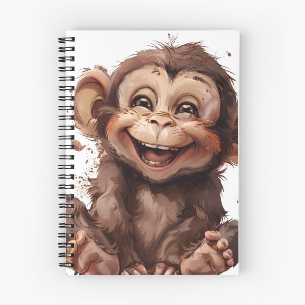 Item preview, Beaming Tamarin, Happy Ape Tee, Laughing Baboon Gift designed and sold by Terry-Salsa.