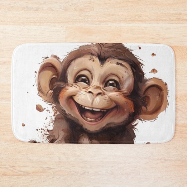 Item preview, Beaming Tamarin, Happy Ape Tee, Laughing Baboon Gift designed and sold by Terry-Salsa.