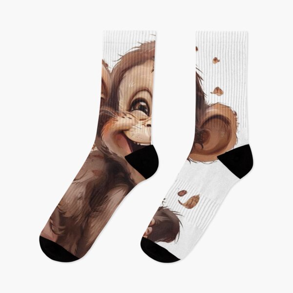 Item preview, Beaming Tamarin, Happy Ape Tee, Laughing Baboon Gift designed and sold by Terry-Salsa.