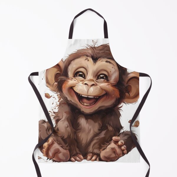 Item preview, Beaming Tamarin, Happy Ape Tee, Laughing Baboon Gift designed and sold by Terry-Salsa.