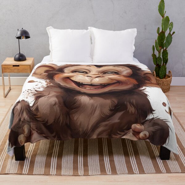 Item preview, Beaming Tamarin, Happy Ape Tee, Laughing Baboon Gift designed and sold by Terry-Salsa.