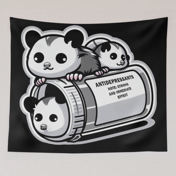 Item preview, Possums Antidepressants designed and sold by Echonn.