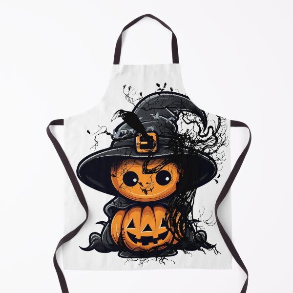 Item preview, Adorable pumpkin witch - who's gonna catch the naughty Halloween folks! designed and sold by Fanatic Nerd.