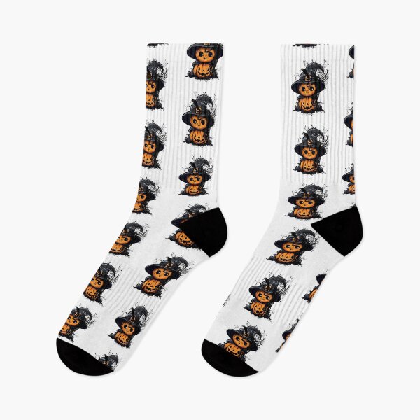 Item preview, Adorable pumpkin witch - who's gonna catch the naughty Halloween folks! designed and sold by Fanatic Nerd.