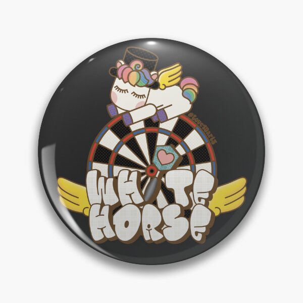Item preview, DARTS Gives You Wings! (White Horse) designed and sold by love4darts.