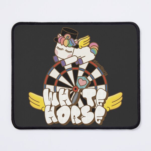 Item preview, DARTS Gives You Wings! (White Horse) designed and sold by love4darts.