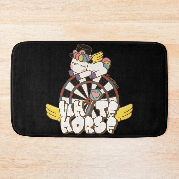 Item preview, DARTS Gives You Wings! (White Horse) designed and sold by love4darts.