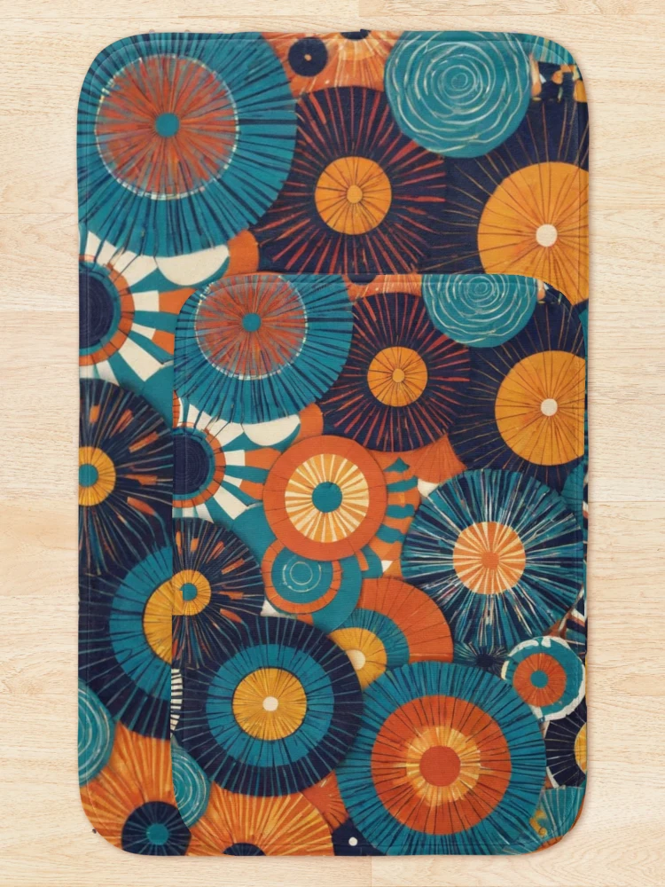 Thumbnail 5 of 6, Bath Mat, RogerPattern - "Harmonious Reverie: A Visual Symphony" designed and sold by RogerPattern.