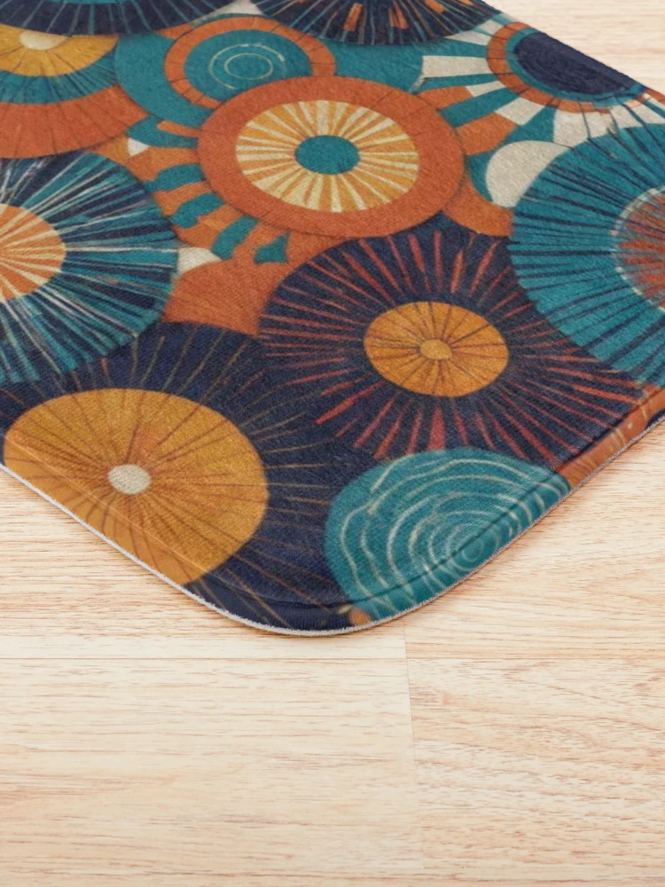 Thumbnail 3 of 6, Bath Mat, RogerPattern - "Harmonious Reverie: A Visual Symphony" designed and sold by RogerPattern.