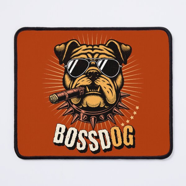 Item preview, Bulldog Boss Funny Dog Gangster Cool Art Gift designed and sold by InkyGenies.
