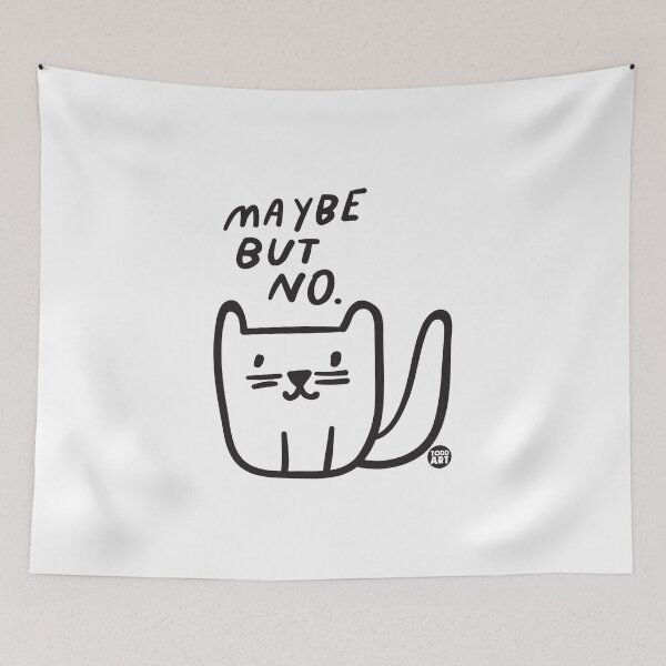Item preview, MAYBE BUT NO CAT designed and sold by TODD GOLDMAN.