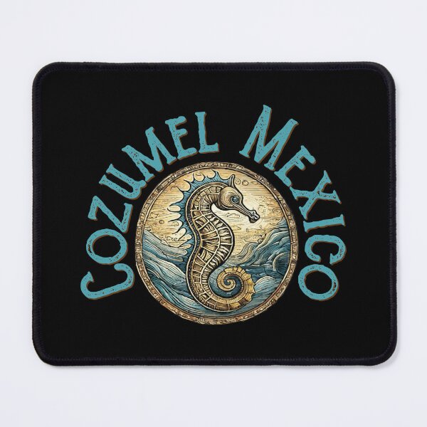 Item preview, Cozumel Mexico Vintage Seahorse Design designed and sold by Futurebeachbum.