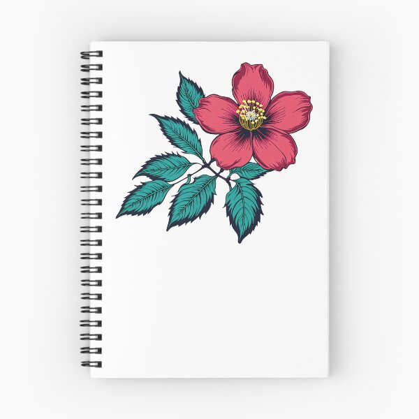 Item preview, Vibrant Red Flower Illustration - Botanical Artwork, Sensations of a vibrant spring day designed and sold by yeekazar.