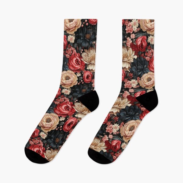 Item preview, Elegant floral delight: premium garments in botanical patterns designed and sold by Pietronki.