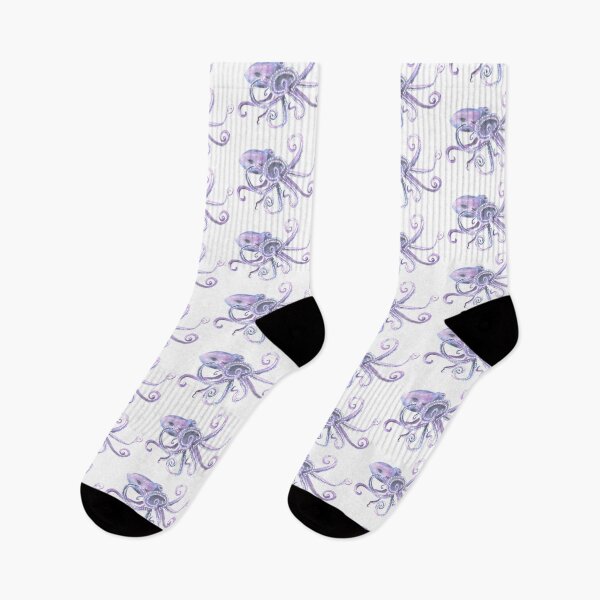 Item preview, Purple Octopus - Pastel colors designed and sold by ElomaArts.