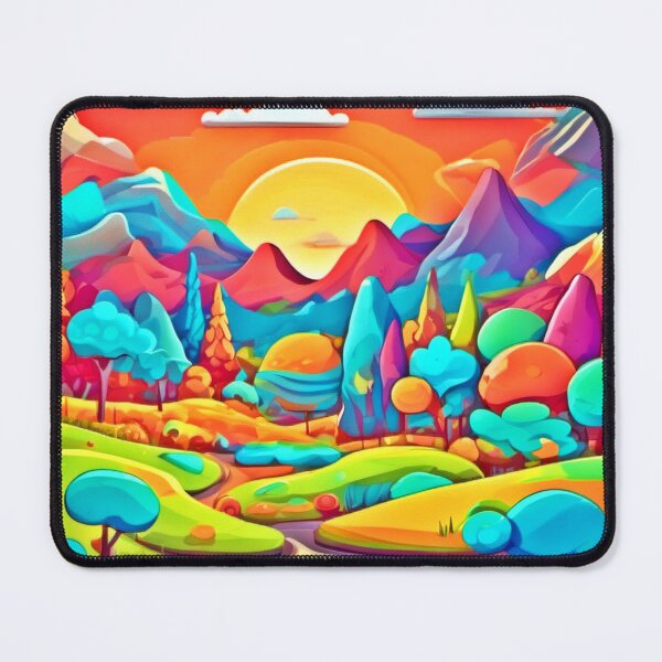 Item preview, Vibrant Cartoon World Art designed and sold by Health And Fitness Posts e-Store.