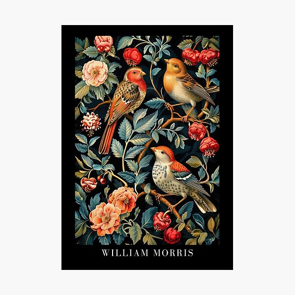 Aperçu de l'œuvre William Morris affiche murale impression artistique créée et vendue par ArtHouseNiklas.