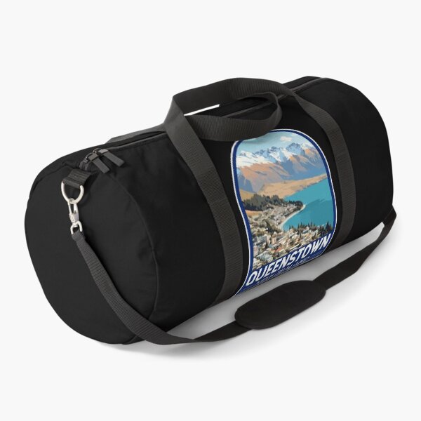 Item preview, Queenstown New Zealand Travel Art Emblem designed and sold by KrisSidDesigns.