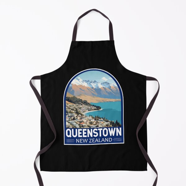 Item preview, Queenstown New Zealand Travel Art Emblem designed and sold by KrisSidDesigns.
