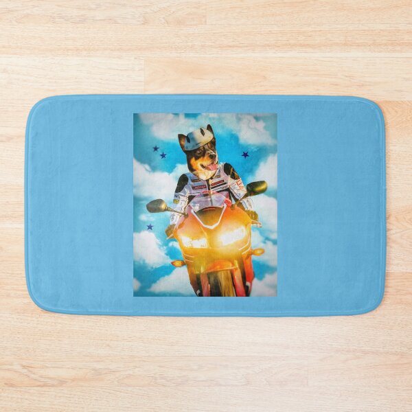 Item preview, Dog on a Motorcycle - 'The Fast and the Furriest' designed and sold by Nikki Fortuin Arts & Crafts.