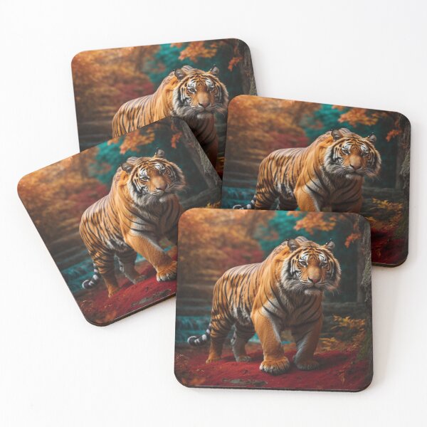 Item preview, Fierce Tiger Majesty in the Jungle designed and sold by Enchanting Art Vista.