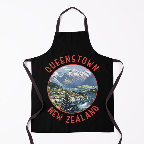 Item preview, Queenstown New Zealand Retro Distressed Circle designed and sold by KrisSidDesigns.