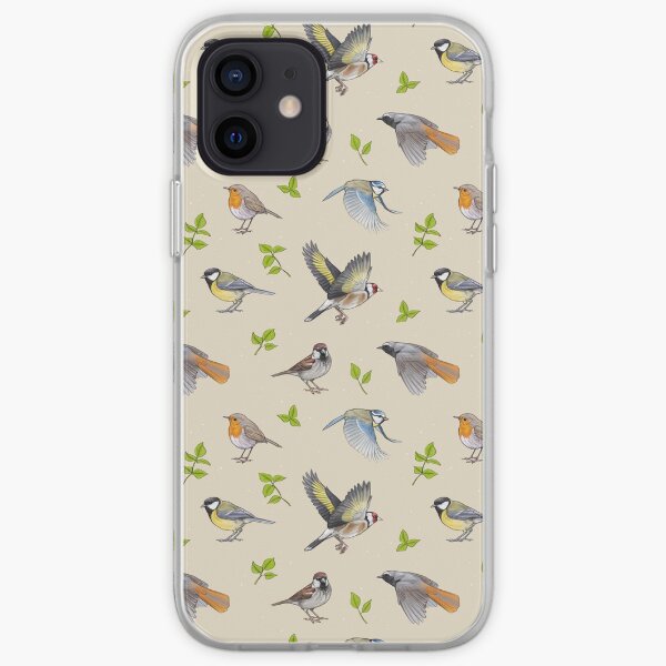 Birds pattern iPhone Soft Case