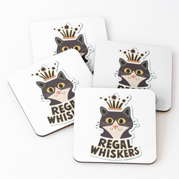 Item preview, Regal Whiskers - Whimsical Cat with Crown designed and sold by NiftyWrx.