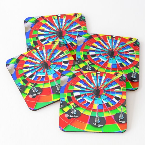 Artikelvorschau, Lebendiges Bullseye: Kaleidoskopische Dartscheibe entworfen und verkauft von GrizzlyCollective.
