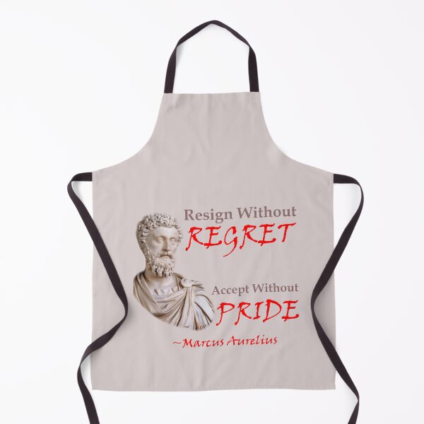 Item preview, Regret and Pride stoic wise sentence of Marcus Aurelius designed and sold by Pawwlo.