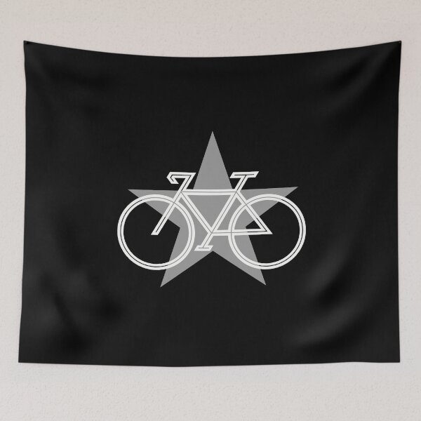 Item preview, Bike Star White and Grey for dark background designed and sold by SeeMac.
