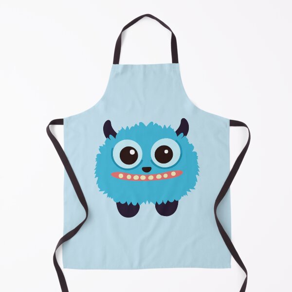 Item preview, Monster Blue Adorable Fuzzy designed and sold by ArtPuffen.