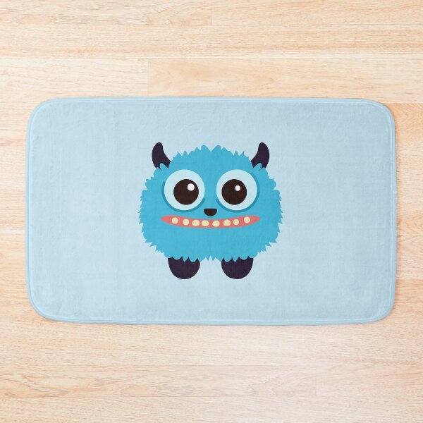 Item preview, Monster Blue Adorable Fuzzy designed and sold by ArtPuffen.